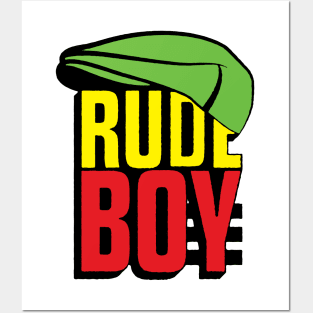 rude boy cap Posters and Art